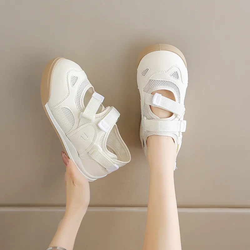 SUPEREDGE Anti Slip Wear Resistant Low Top Casual Shoes Women's-4