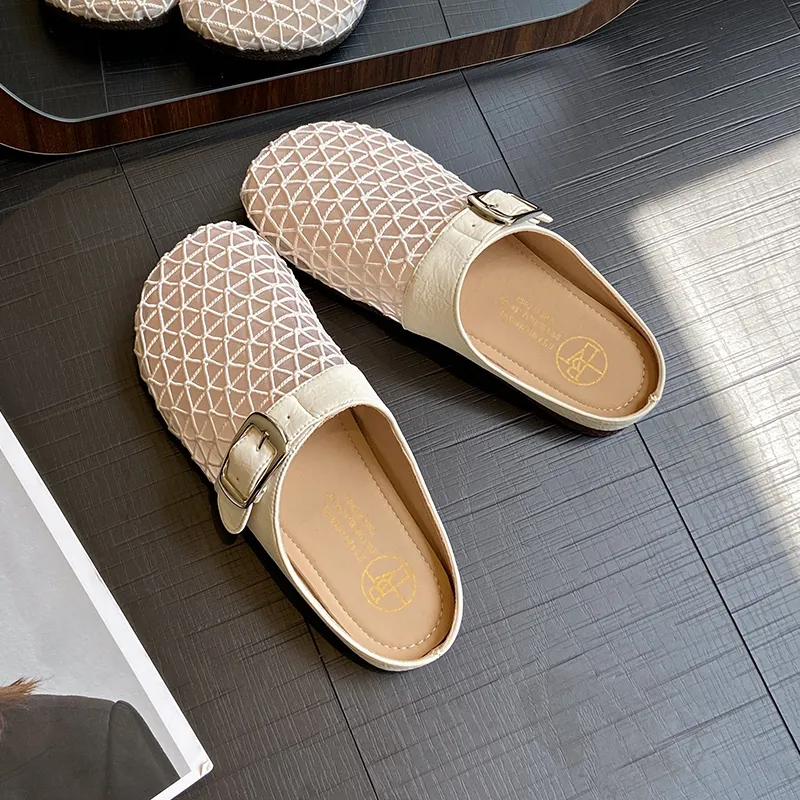 SUPEREDGE Odor Resistant Slip Resistant Closed Toe Slippers Women's-1