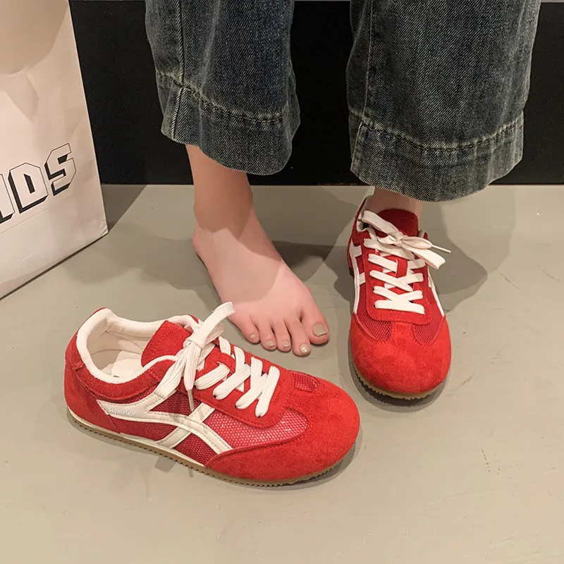SUPEREDGE Breathable Lightweight Rebound Low Top Casual Shoes Women's-18
