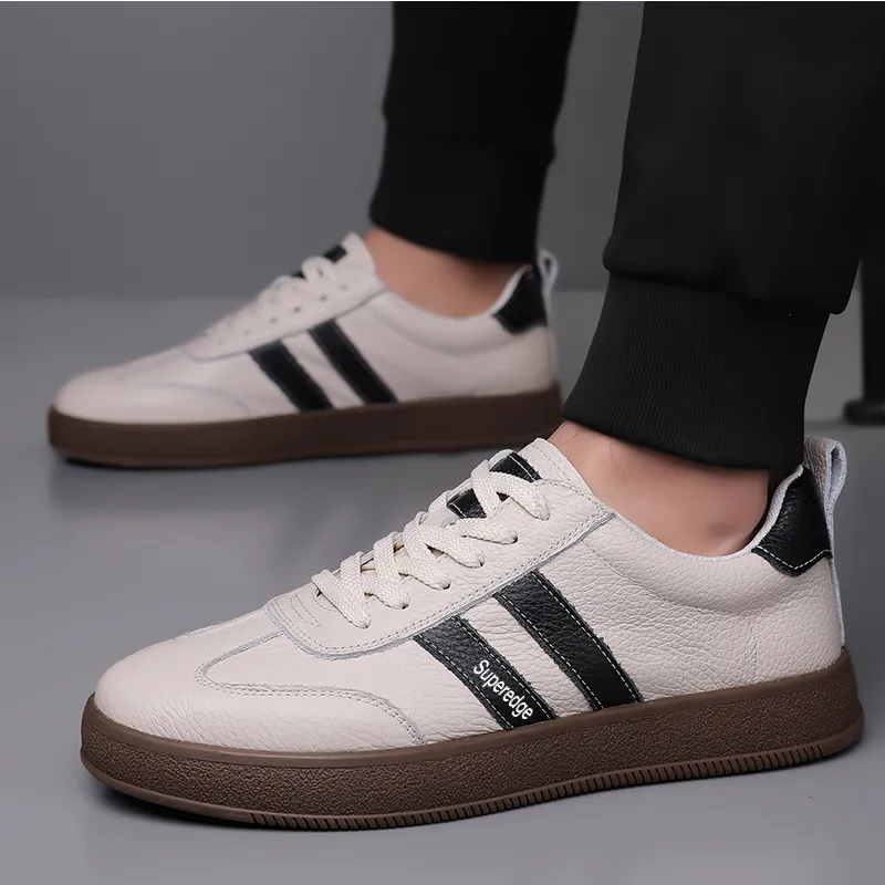SUPEREDGE Slip Resistant And Abrasion Resistant Coverage Low Top Casual Shoes Unisex White-2