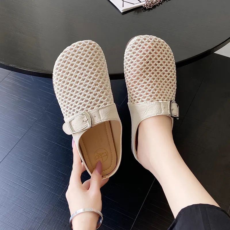 SUPEREDGE Odor Resistant Slip Resistant Closed Toe Slippers Women's-9