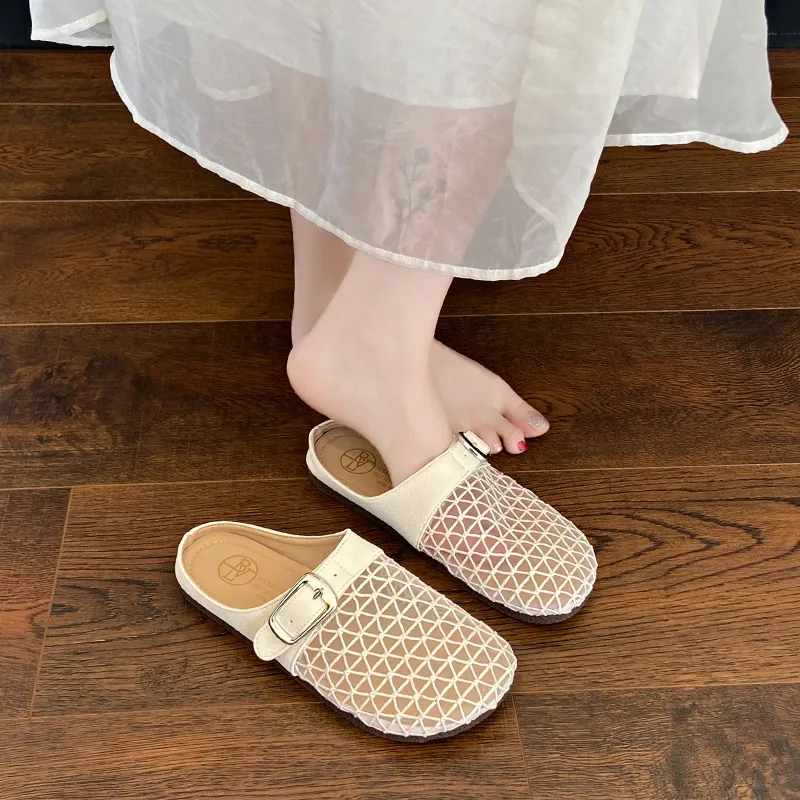 SUPEREDGE Odor Resistant Slip Resistant Closed Toe Slippers Women's-3
