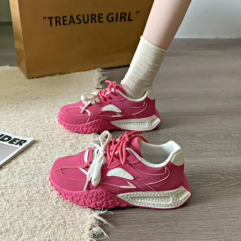 SUPEREDGE Anti Slip Wear Resistant Low Top Casual Shoes Women's-16