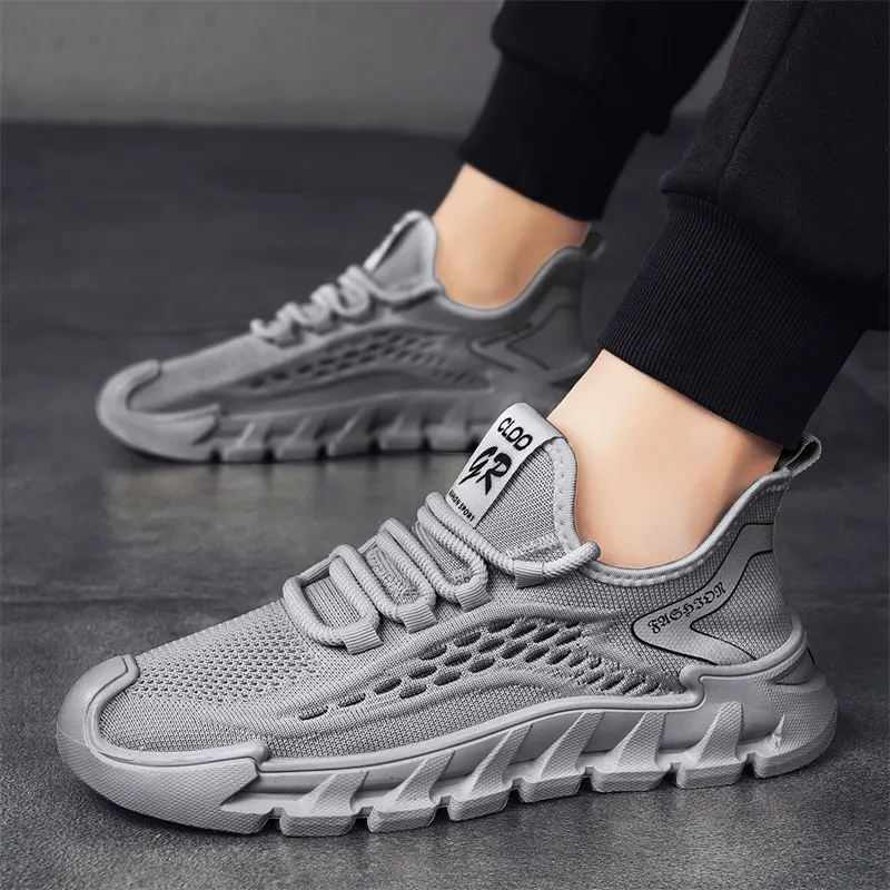 SUPEREDGE Breathable Lightweight Rebound Low Top Casual Shoes Men's-4