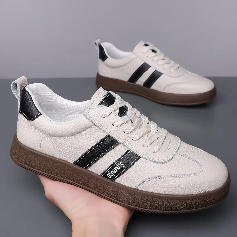 SUPEREDGE Slip Resistant And Abrasion Resistant Coverage Low Top Casual Shoes Unisex White-3