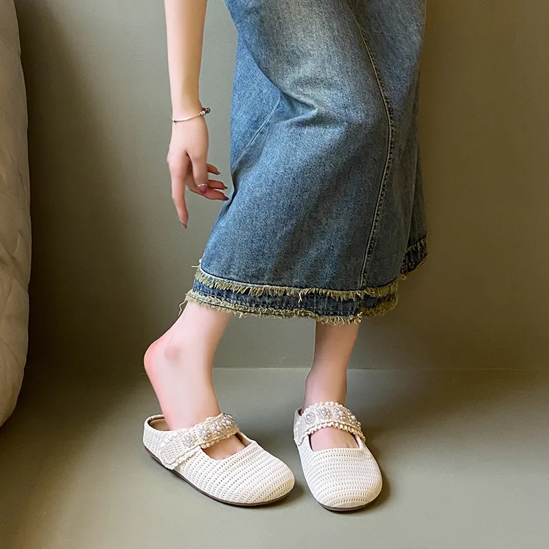 SUPEREDGE Odor Resistant Slip Resistant Closed Toe Slippers Women's-9