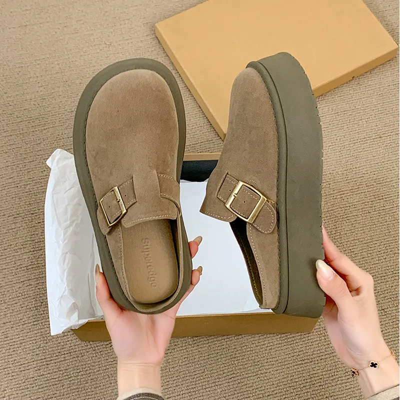 SUPEREDGE Odor Resistant Slip Resistant Closed Toe Slippers Women's-1