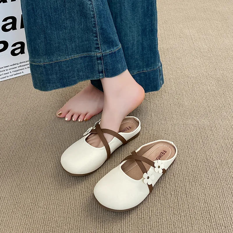 SUPEREDGE Quiet Abrasion Resistant Closed Toe Slippers Women's-6