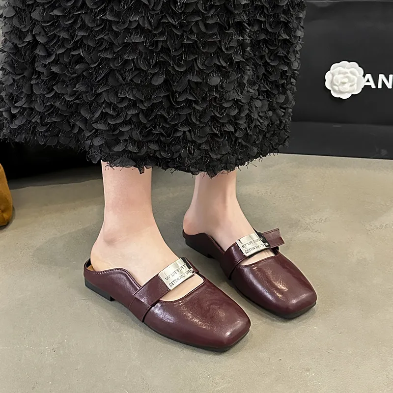 SUPEREDGE Quiet Abrasion Resistant Closed Toe Slippers Women's-7