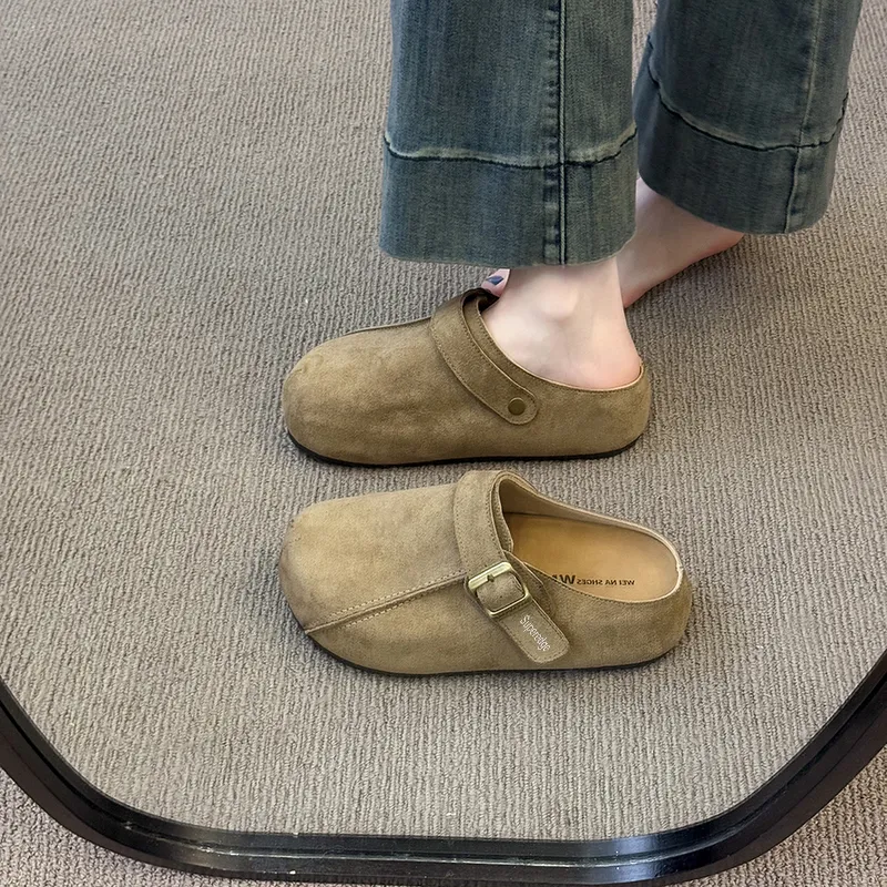 SUPEREDGE Quiet Abrasion Resistant Closed Toe Slippers Women's-9