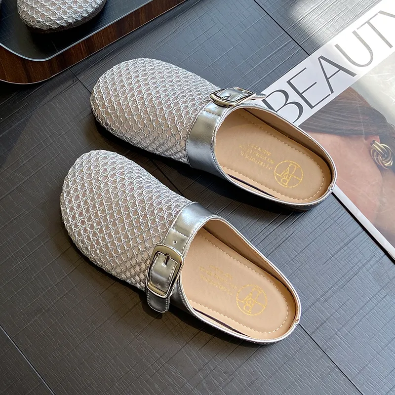 SUPEREDGE Odor Resistant Slip Resistant Closed Toe Slippers Women's-11