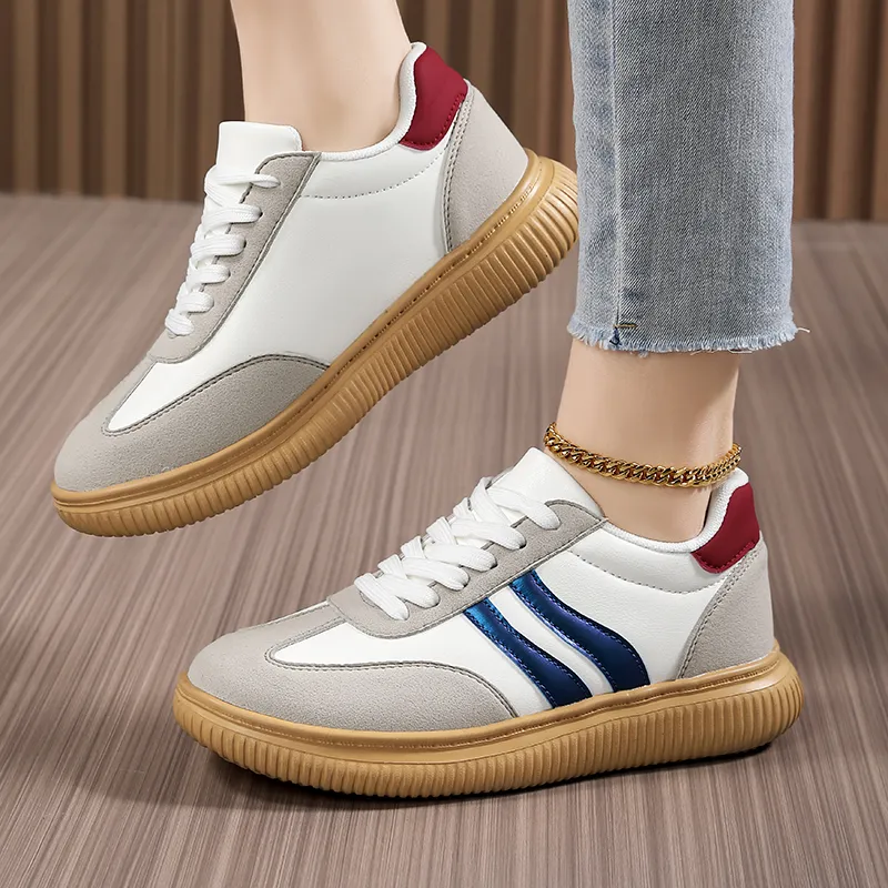 SUPEREDGE Slip Resistant And Breathable Low Top Skateboard Shoes Women's-6