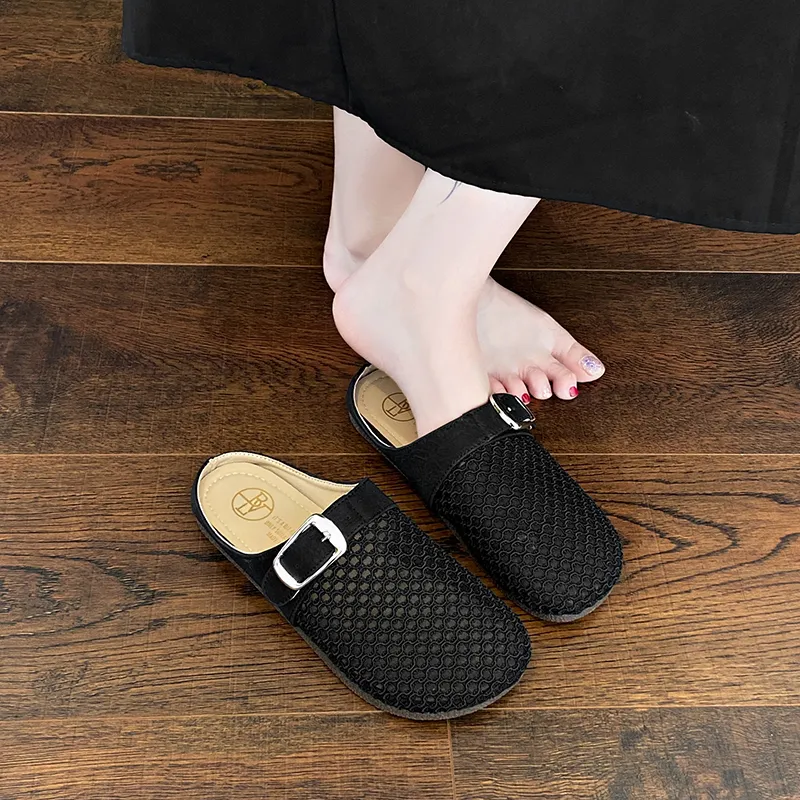 SUPEREDGE Odor Resistant Slip Resistant Closed Toe Slippers Women's-2