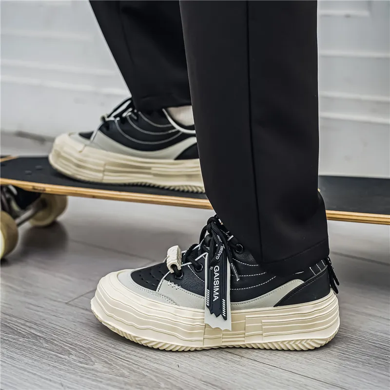 SUPEREDGE Coverage Slip Resistant And Abrasion Resistant Low Top Skateboard Shoes Men's-3