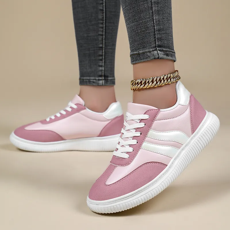 SUPEREDGE Slip Resistant And Breathable Low Top Skateboard Shoes Women's-12