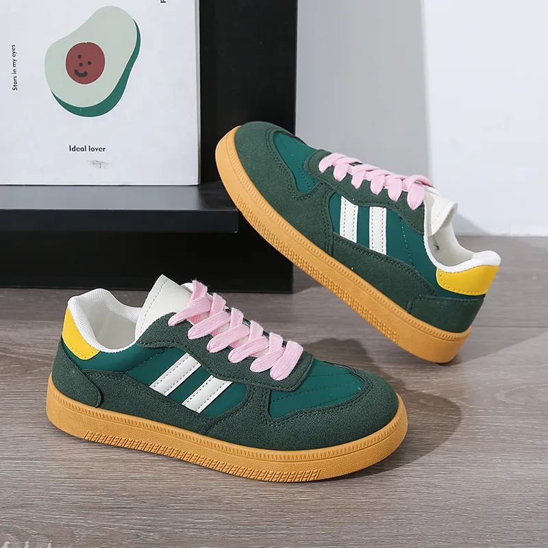 SUPEREDGE Anti Slip Wear Resistant Low Top Skateboard Shoes Women's-6