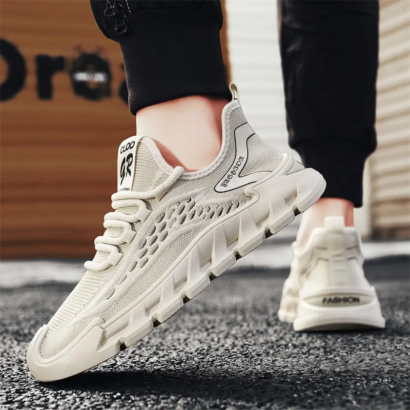 SUPEREDGE Breathable Lightweight Rebound Low Top Casual Shoes Men's-14