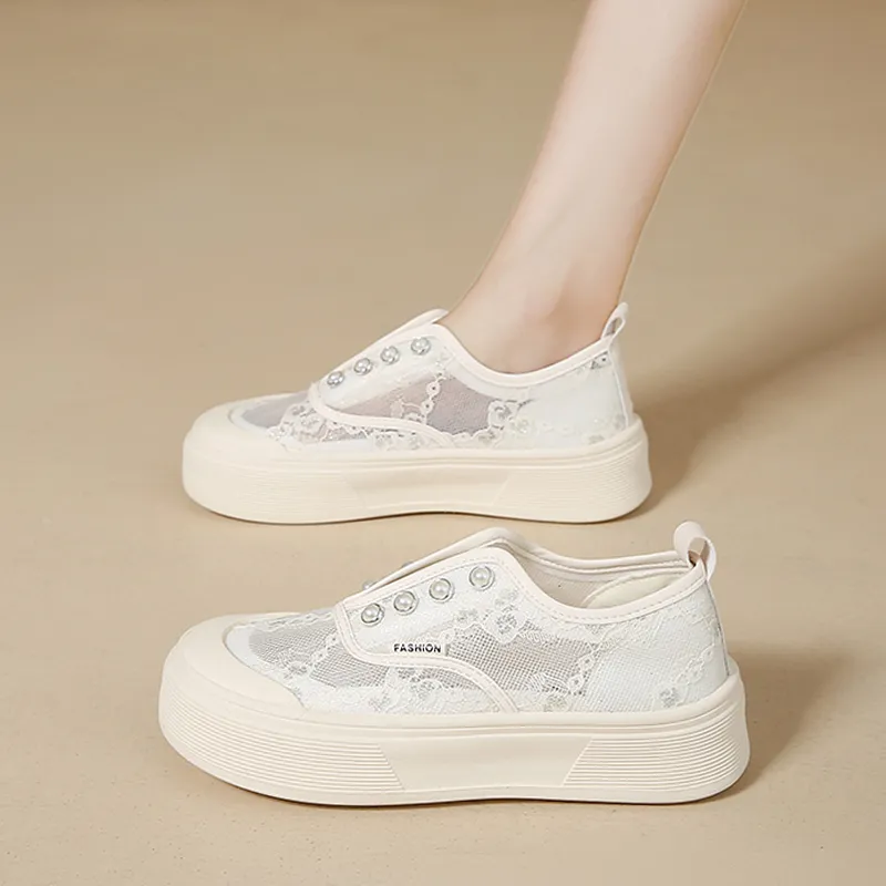 SUPEREDGE Slip Resistant And Breathable Low Top Skateboard Shoes Women's-2