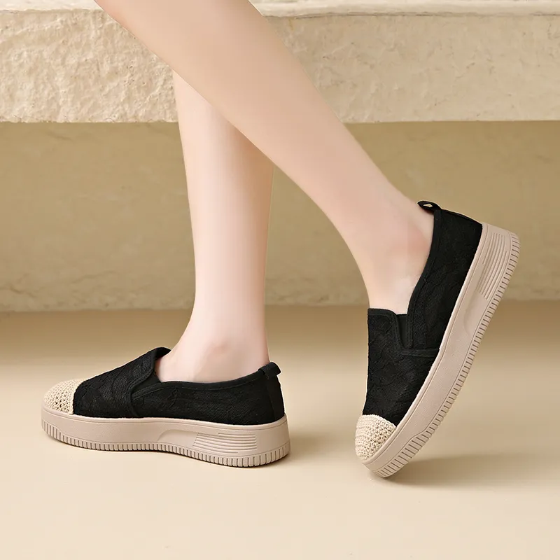 SUPEREDGE Breathable And Wear resistant Low Top Casual Shoes Women's-2