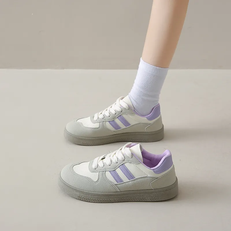 SUPEREDGE Anti Slip Wear Resistant Low Top Skateboard Shoes Women's-14