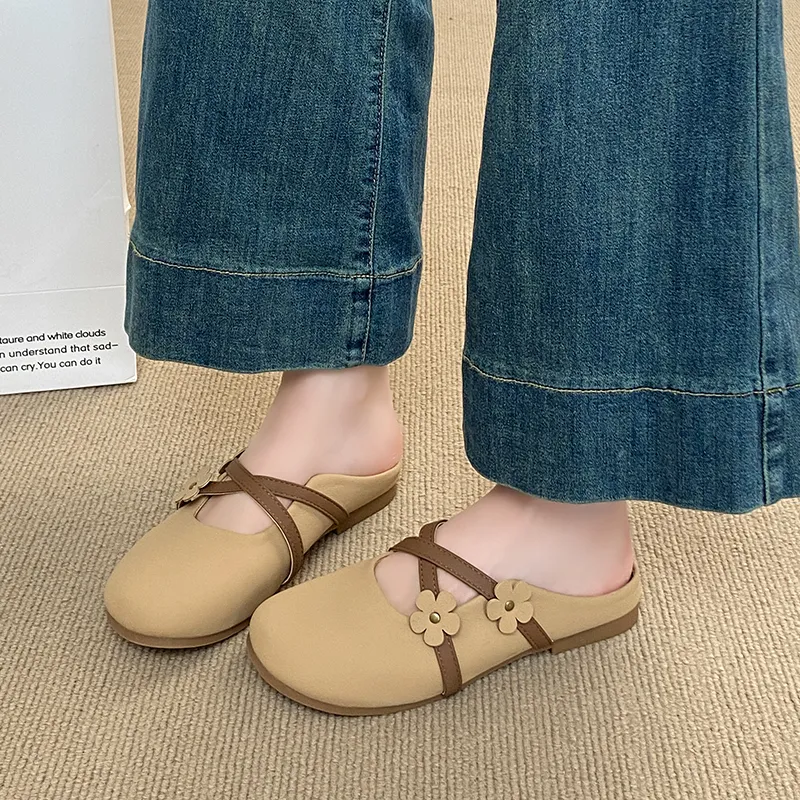 SUPEREDGE Quiet Abrasion Resistant Closed Toe Slippers Women's-3