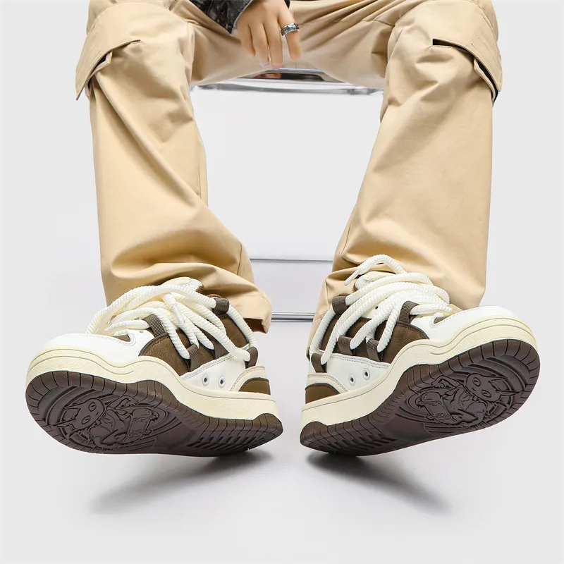SUPEREDGE Cushioning, Balance, And Breathable Design Low Top Skateboard Shoes Unisex-13