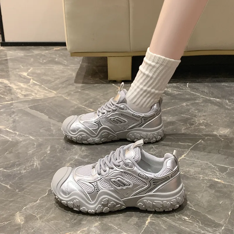 SUPEREDGE Breathable Lightweight Rebound Low Top Casual Shoes Women's-4