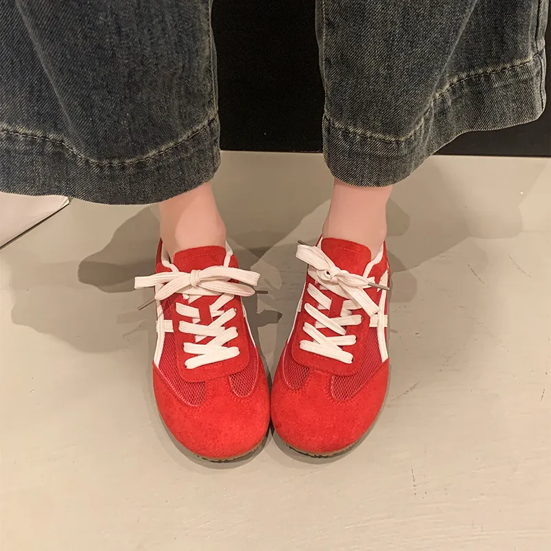 SUPEREDGE Breathable Lightweight Rebound Low Top Casual Shoes Women's-19
