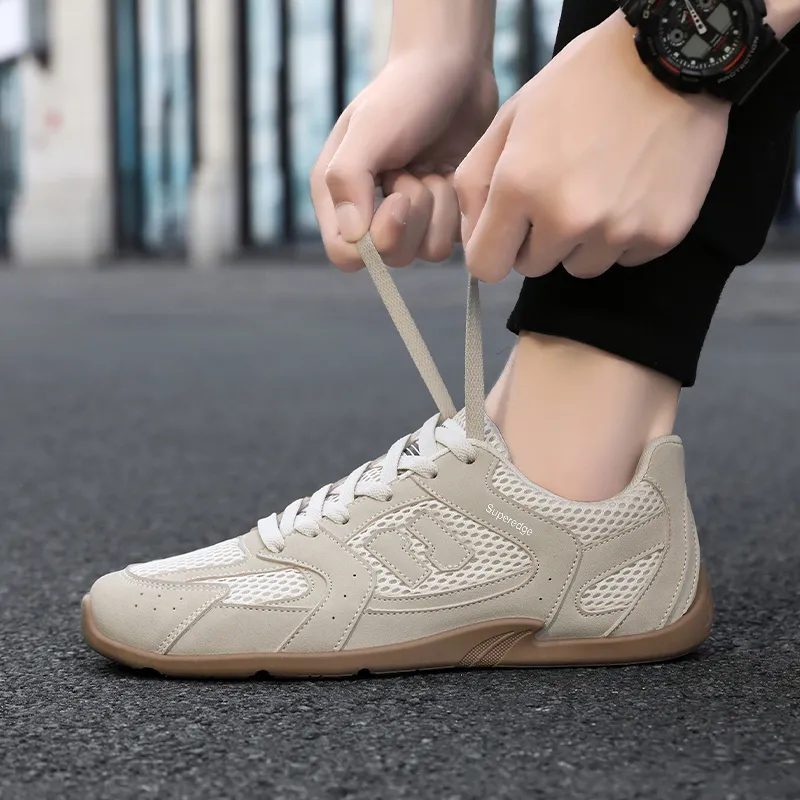 SUPEREDGE Breathable Lightweight Rebound Low Top Casual Shoes Men's-3