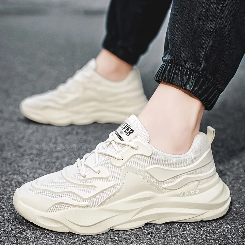 SUPEREDGE Breathable Lightweight Rebound Low Top Casual Shoes Men's-2