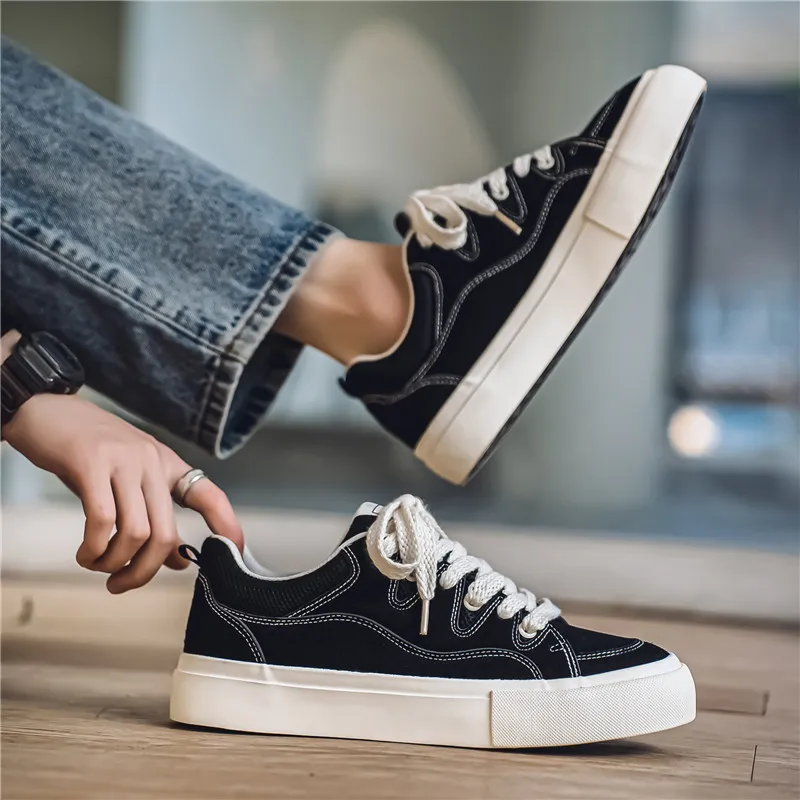SUPEREDGE Cushioning, Impact Resistant, Abrasion Resistant Low Top Skateboard Shoes Men's-3