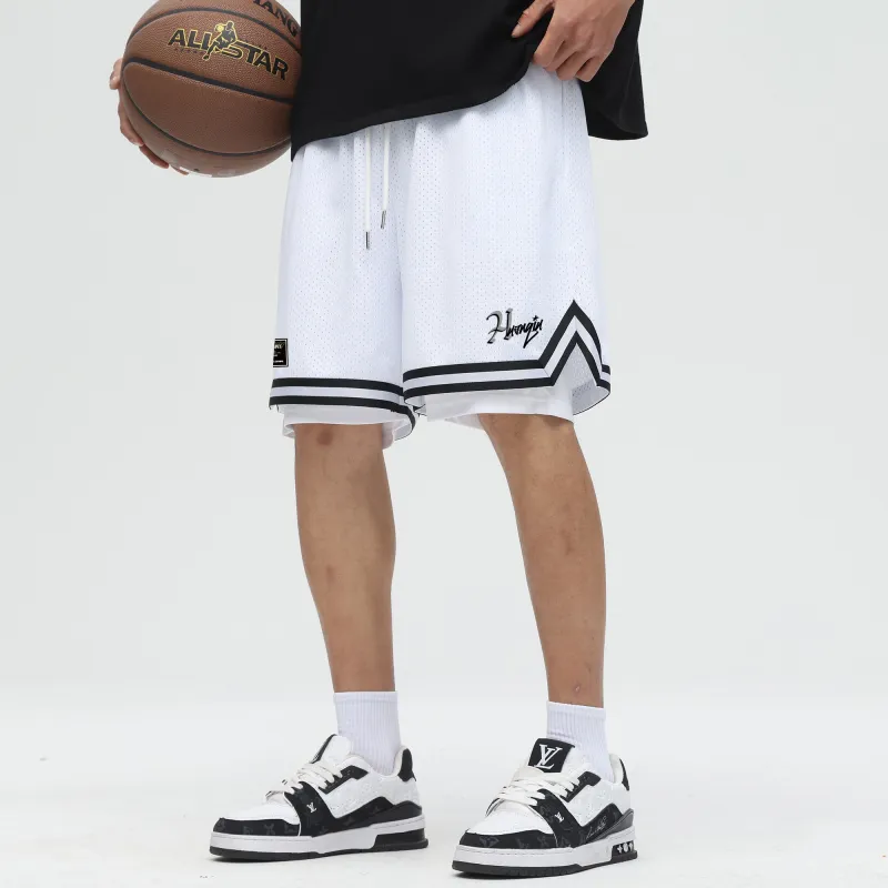 HUANQIU Casual Shorts Unisex-8