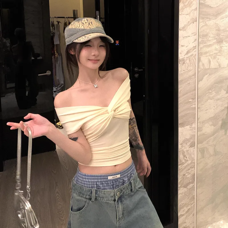 REMOULD Drop Shoulder Sleeve T Shirt Women's-8