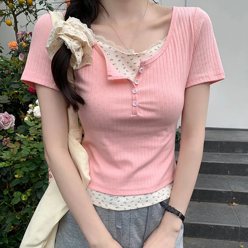 REMOULD Set in Sleeve T Shirt Women's-8