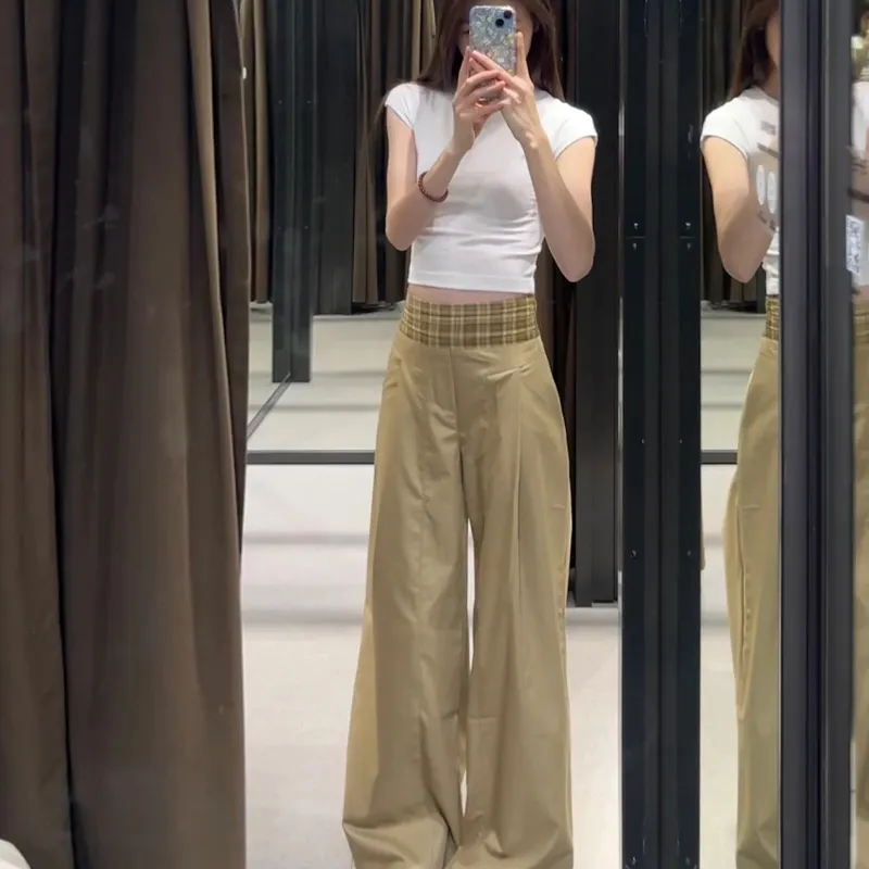 REMOULD Casual Pants Women's Khaki Shopping Bag-4