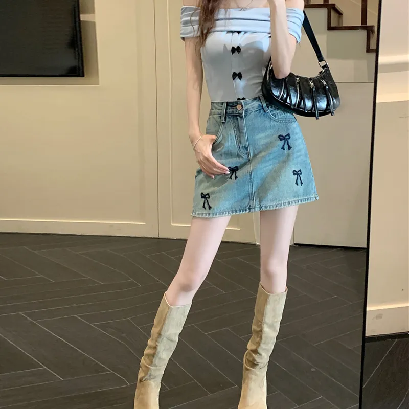 REMOULD Denim Short Skirts Women's-2