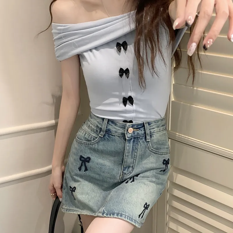 REMOULD Denim Short Skirts Women's-4