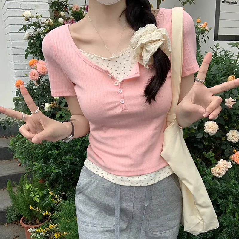 REMOULD Set in Sleeve T Shirt Women's-9