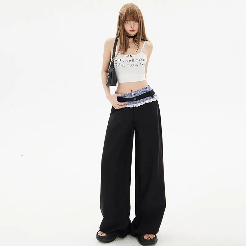 REMOULD Casual Pants Women's Black Pants Shopping Bag-2