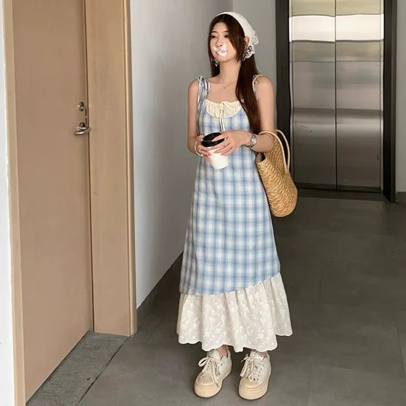 REMOULD Slip Dresses Women's Blue Shopping Bag-4