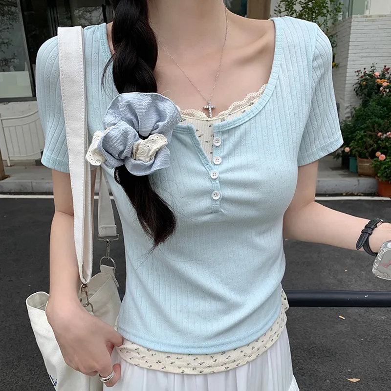 REMOULD Set in Sleeve T Shirt Women's-12