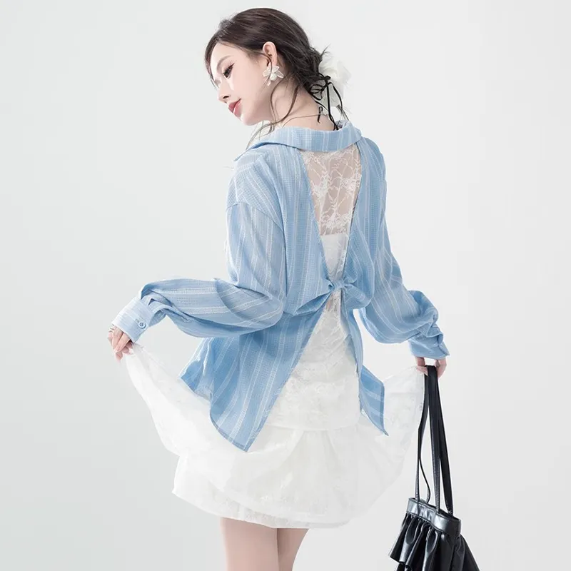 REMOULD Shirts Women's Blue-0