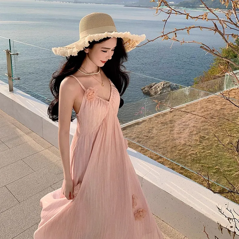 REMOULD Slip Dress Women's Pink-2
