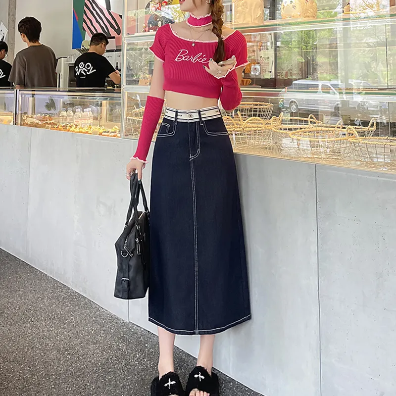 REMOULD Denim Long Skirt Women's-2