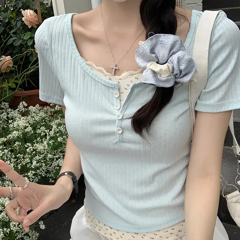 REMOULD Set in Sleeve T Shirt Women's-13