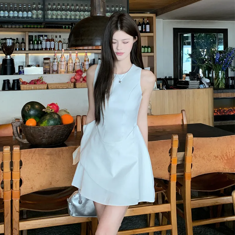 REMOULD Sleeveless Dress Women's White-5