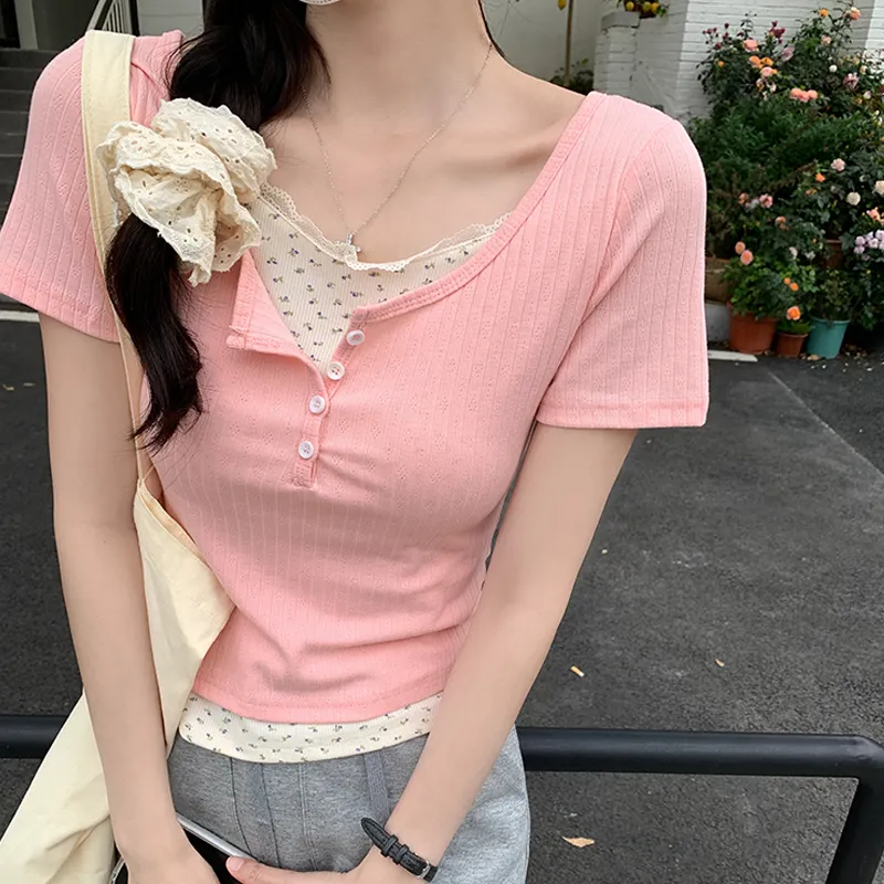 REMOULD Set in Sleeve T Shirt Women's-7