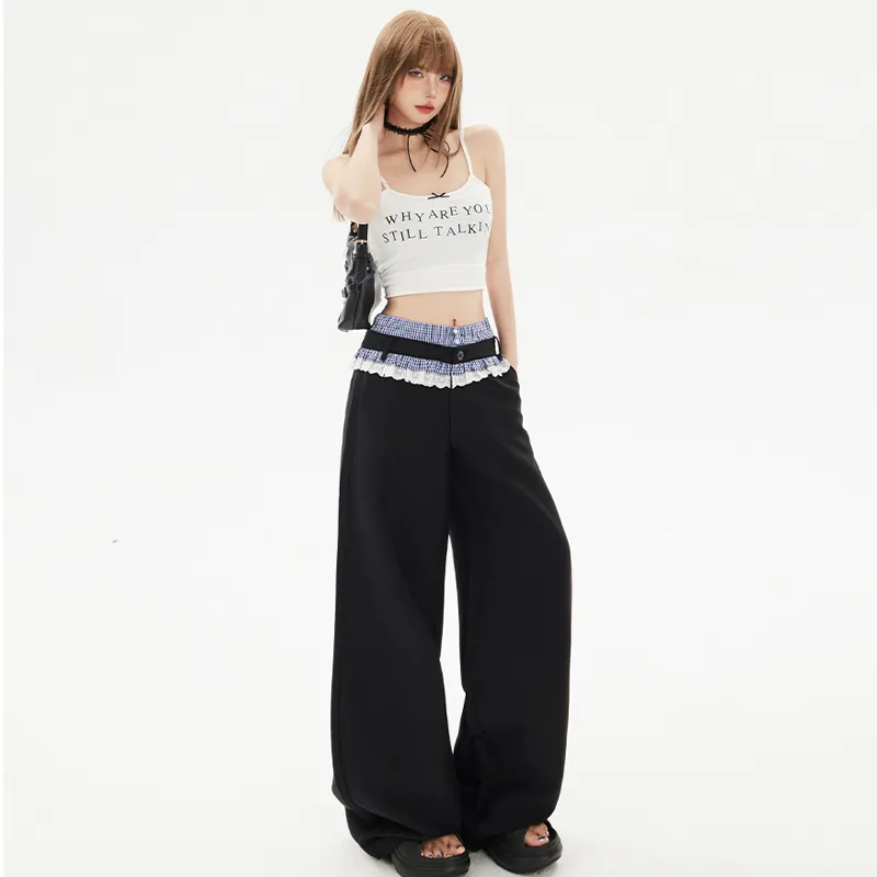 REMOULD Casual Pants Women's Black Pants Shopping Bag-3