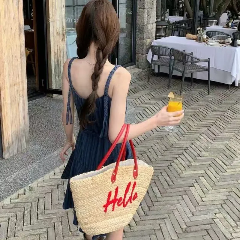 REMOULD Slip Dresses Women's Blue Shopping Bag Included-5