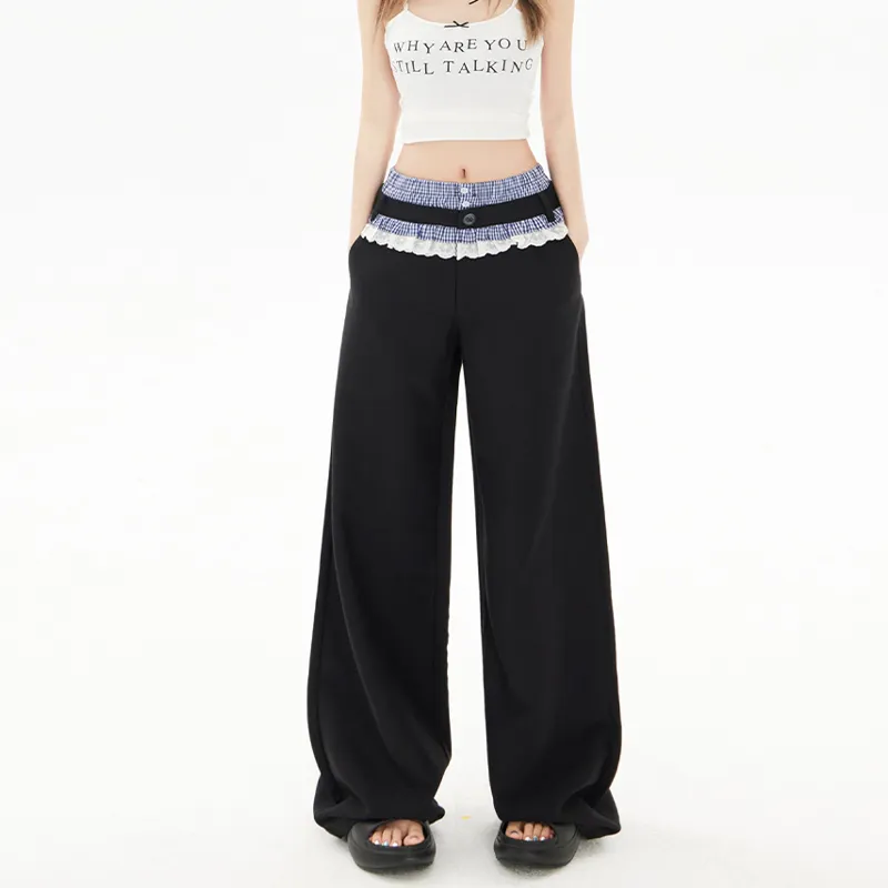 REMOULD Casual Pants Women's Black Pants Shopping Bag-5
